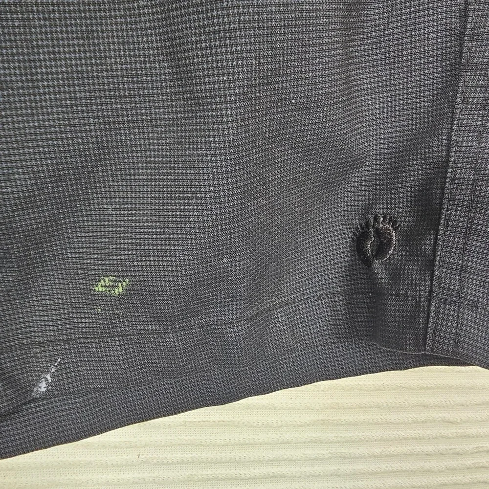 Hangten Mens Performance Golf Shorts Black Textured Size‎ 34 RN 147446